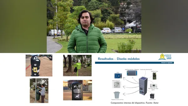 Dispensador electrónico de bolsas para la recolección de heces caninas diseñado en la UAM