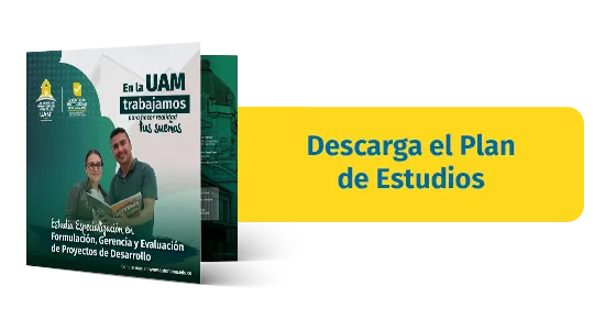 Especialización en Formulación Gerencia y Evaluación de proyectos de Desarrollo