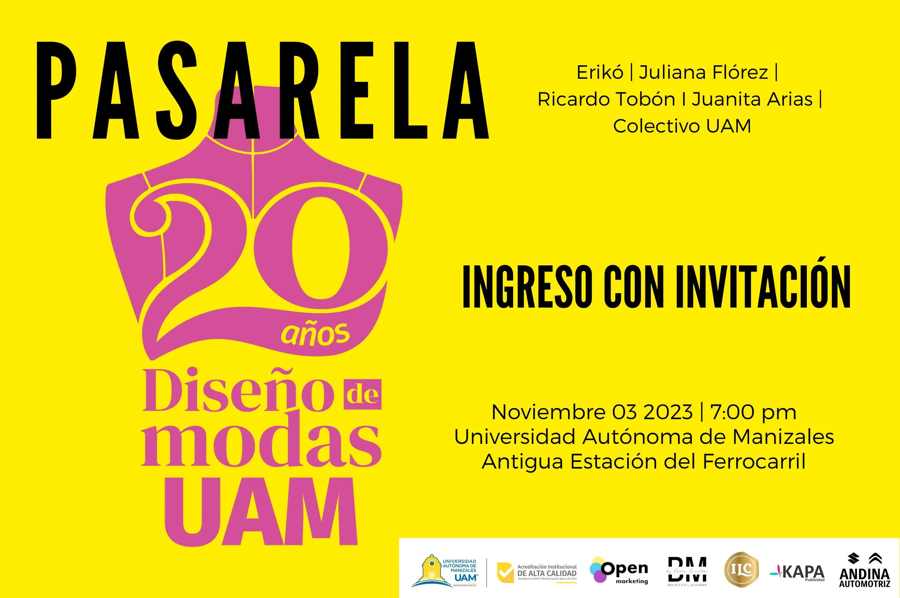 Pasarela de celebración: 20 años Diseño de Modas
