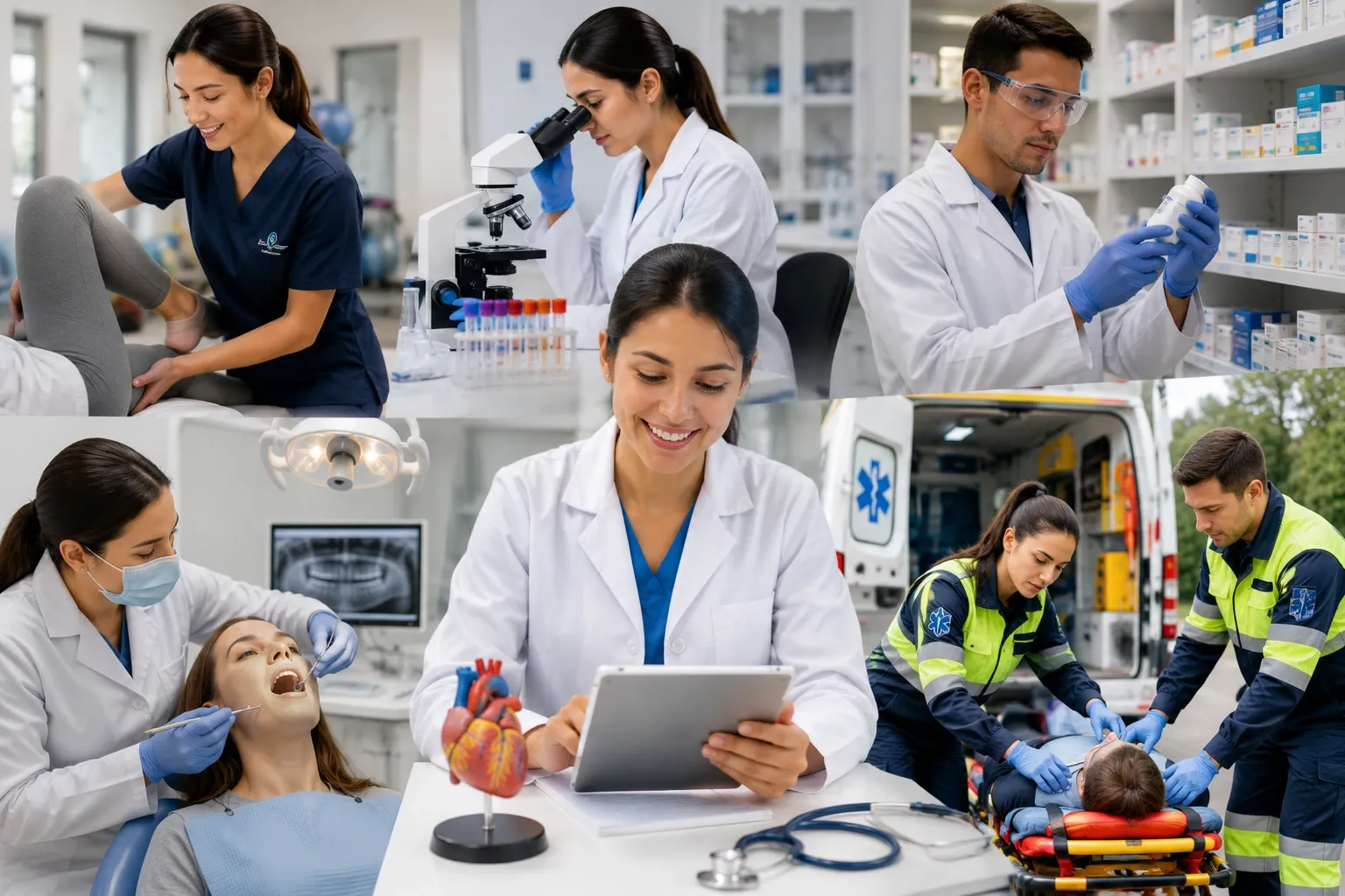 Carreras de la salud mejor pagadas en Colombia