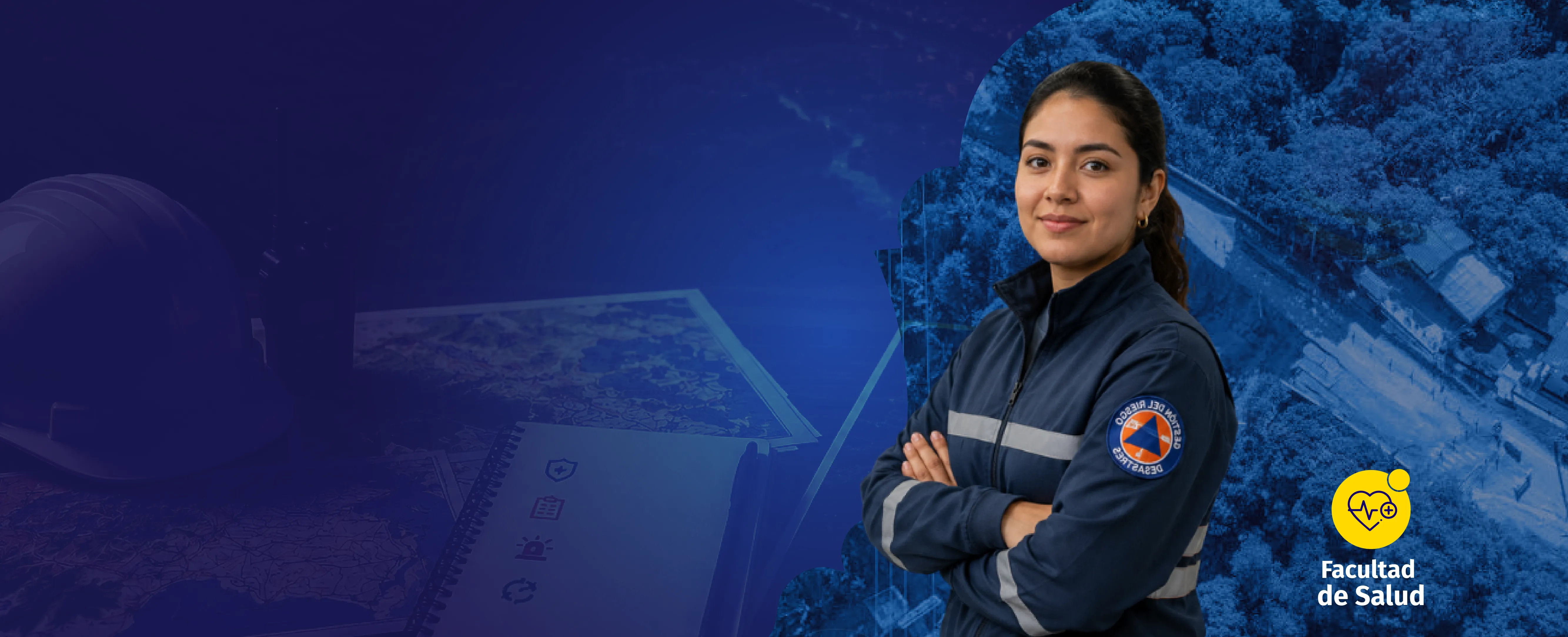 Estudiante con uniforme de socorrista